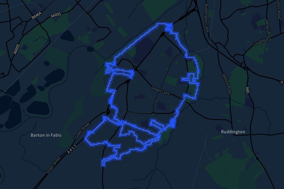 Clifton geographic boundaries dark outline